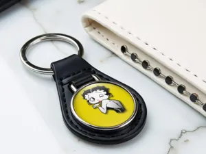 Personalized Keychains Force Leather Design Stylish